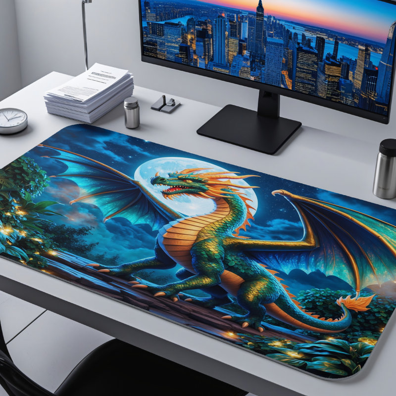 Polyester Desk Pad, 23.6x13.8