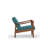 Balal Adirondack Chair, Turquoise-1429547175