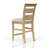Ladder Back Counter Stool - Caramel Finish