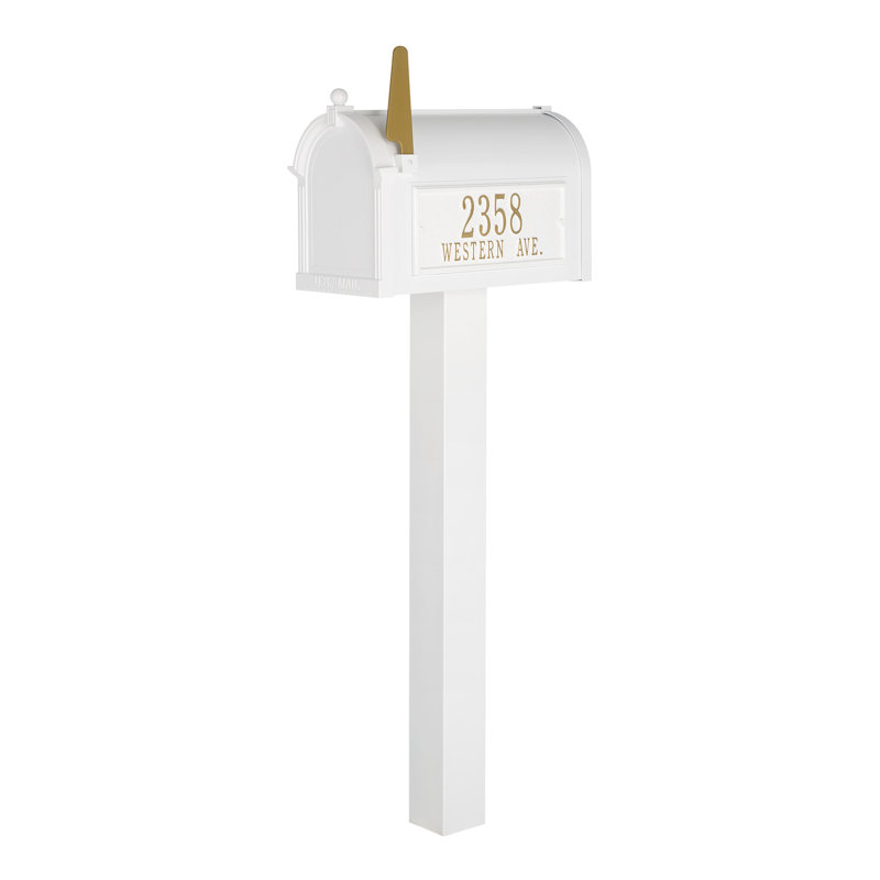 Boîte aux lettres de qualité supérieure, Oui, blanc