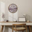 Peace & Calm Solid Wood Wall Clock