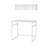 Hussum Metal Base Writing Desk-1724247472