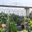 Arche de jardin en métal l 55 po x H 94,5 po-126234371