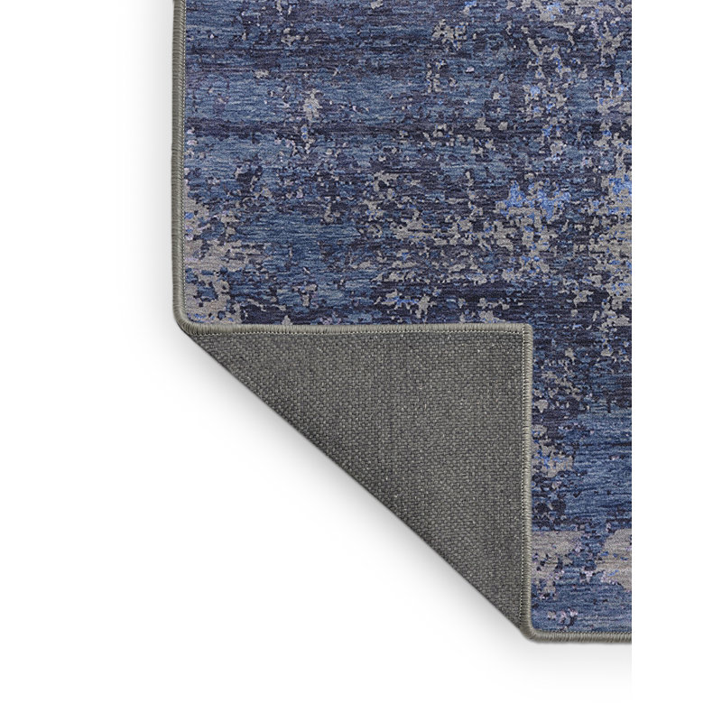 Tapis bleu foncé, Rectangle 5 pi x 8 pi