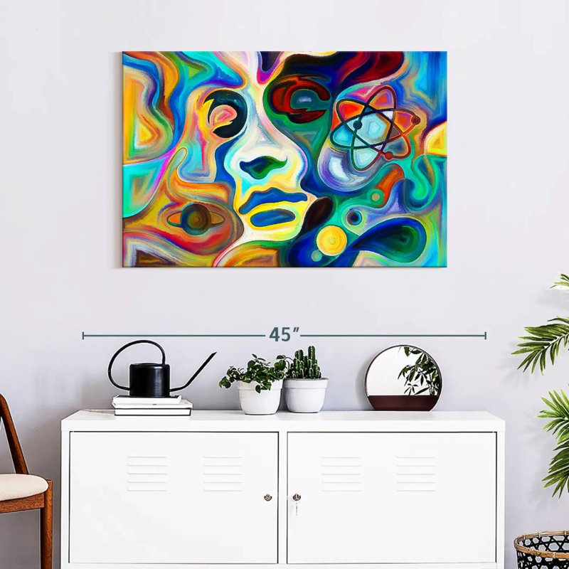 Avery Abstract Galaxy, 24" H x 36" W