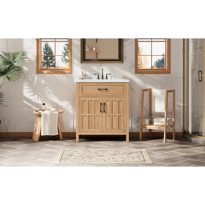 Meuble-lavabo 30 po avec lavabo en résine