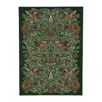 Hand Tufted Wool Floral Area Rug