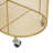 Cole And Grey Metal Oval Mesh Wire Rolling Laundry Storage Basket With Ring Handles-439154871