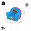Disney Spider-man Foam Armchair, Toddler Sofa Chair, Soft Foam, Lightweight & Comfortable (Blue)