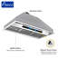 Awoco 36" 800 CFM Ducted (Vented) Insert Range Hood In Stainless Steel With Voice/Gesture/Touch Control