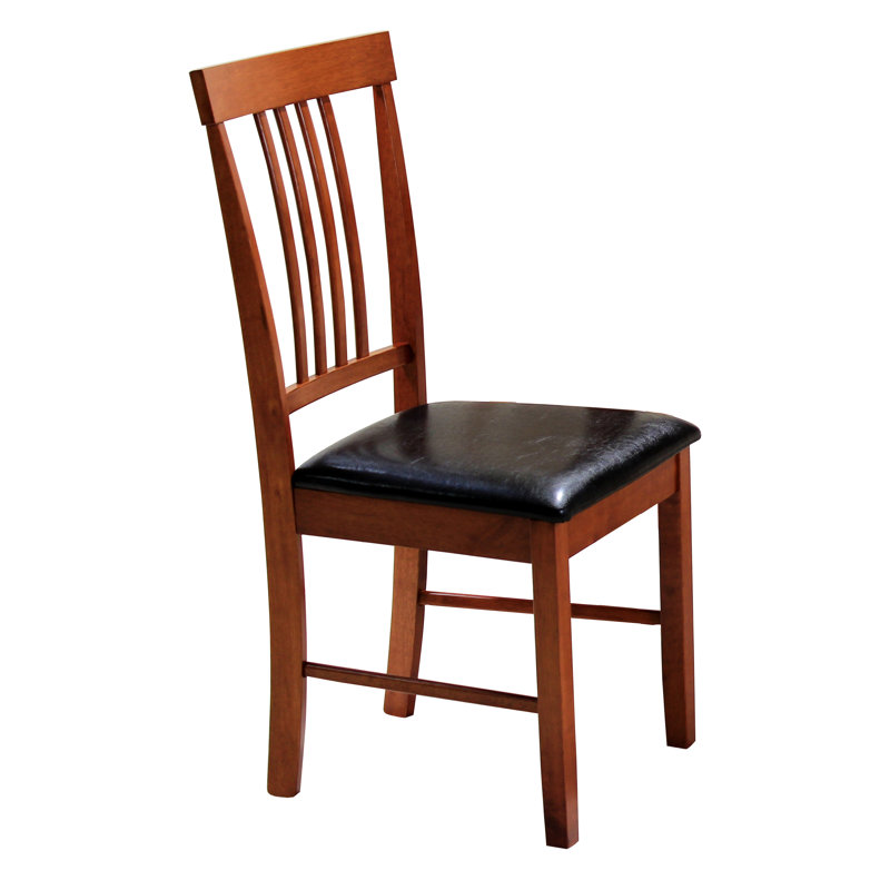 Side Chair Set Wallkill of Solid Wood, Mahogany