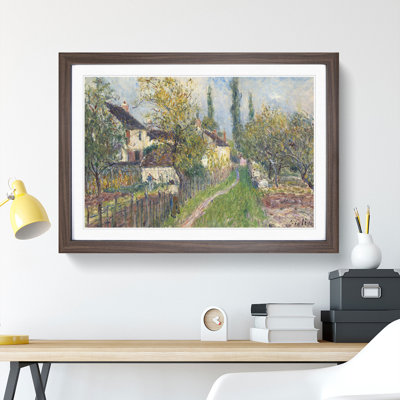 A Pathe at Les Sablons by Alfred Sisley - Picture Frame Painting