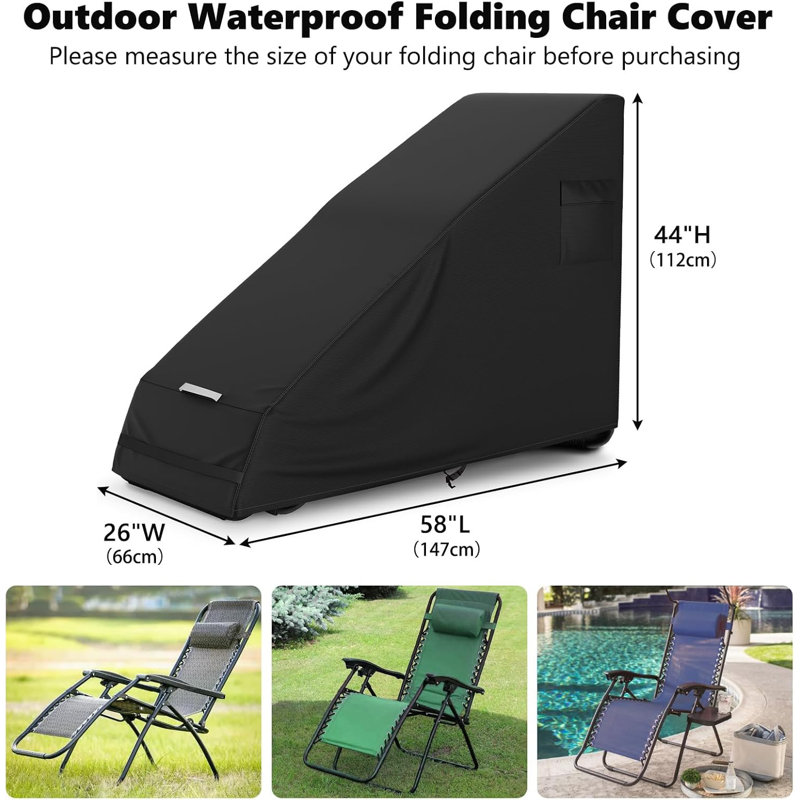 Heavy Duty Waterproof Zero Gravity Lounge Chair Covers
