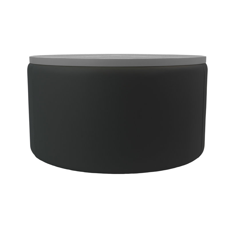 Repose-pieds rond 30 po Pro Series, Noir/gris