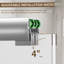 Porte de douche en verre trempé, porte coulissante semi-sans cadre pour salle de bain-123272730