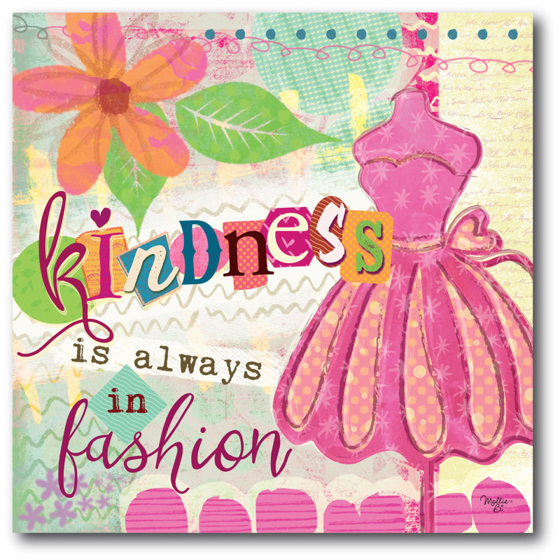 «Fashion» - impression sur toile tendue, H 16 po x l 16 po x 1,5 po