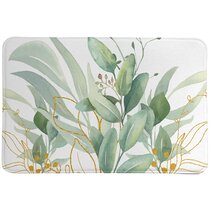 Natural Flower Bath Mat - Leaves Bath Mat - 2 Styles Available - ApolloBox