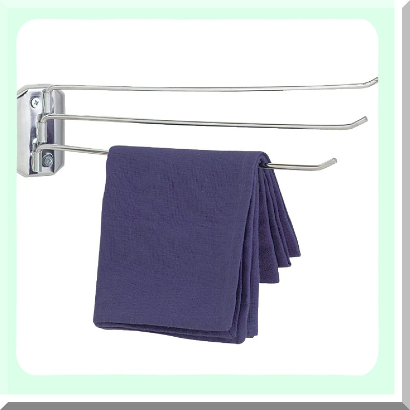 ChromeFlex Swing Arm Kitchen Towel Rack