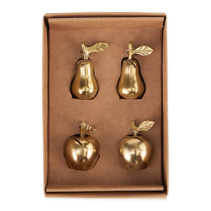  Ensemble de 4 porte-cartes Apple Pear