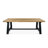 Morones Rectangular Reclaimed Teak 6 Person Indoor Outdoor Dining Set