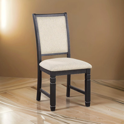 24 Inch Side Dining Chairs Set Of 2, Cushioned Seat