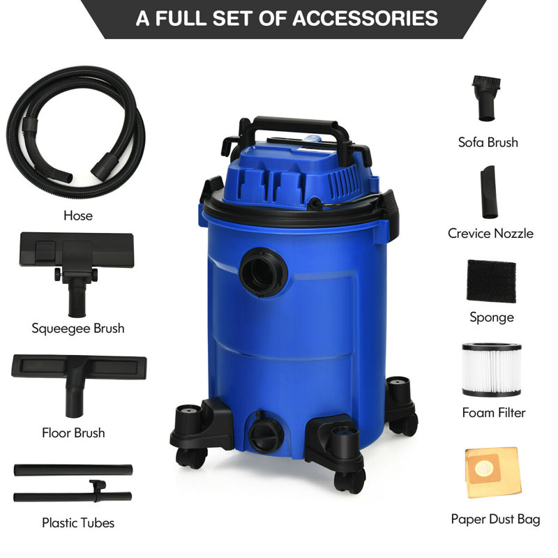 WFX Utility Canister Vacuum, Blue