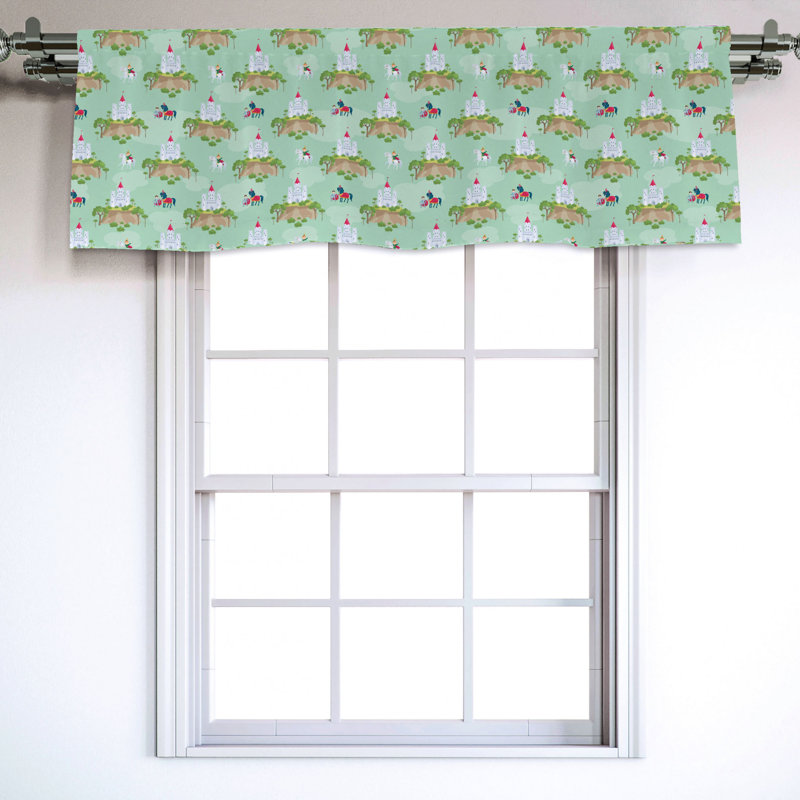 Sateen Ruffled Window Valance