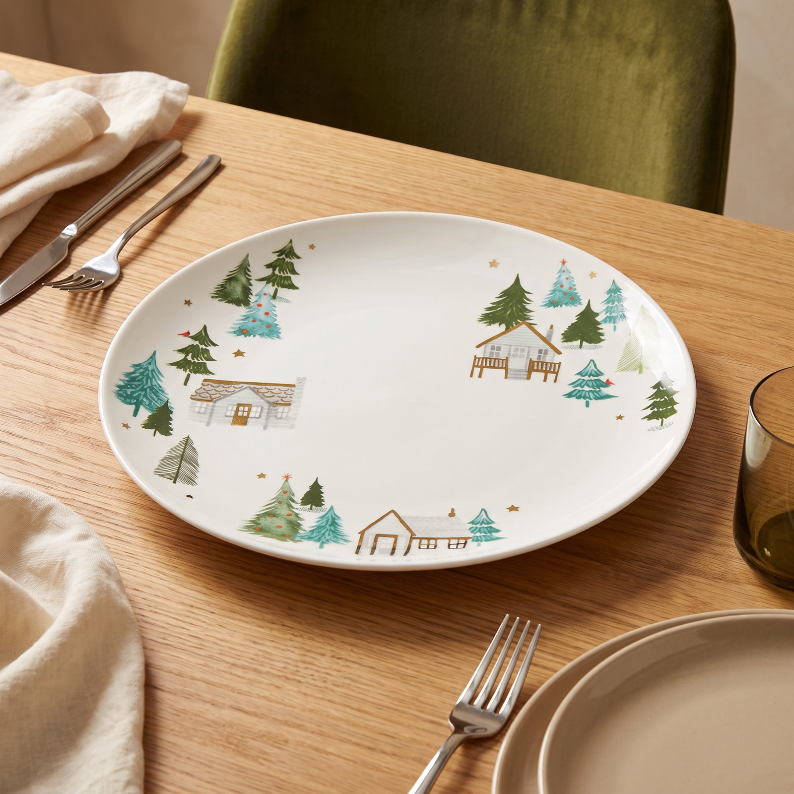 Balsam Lane Porcelain Platter