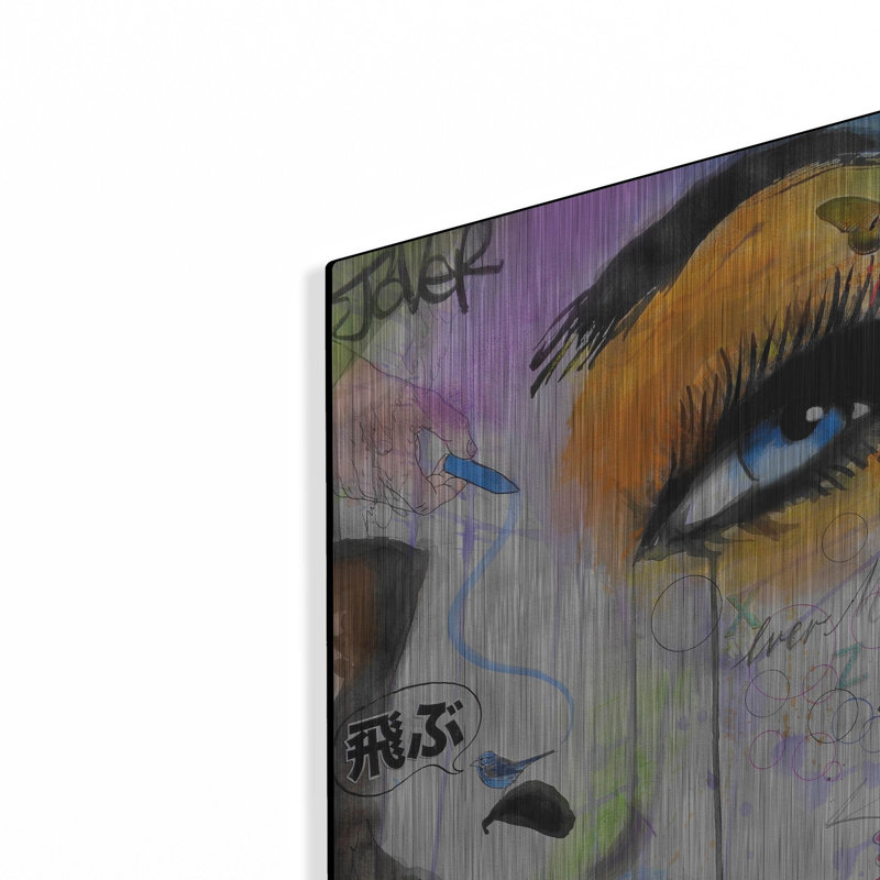 «Viva La» par Loui Jover, art mural en métal, 16 po x 24 po