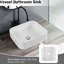 Square Countertop Ceramic Basin - White, Modern Bathroom Decor Element Sink And Attractive Piece