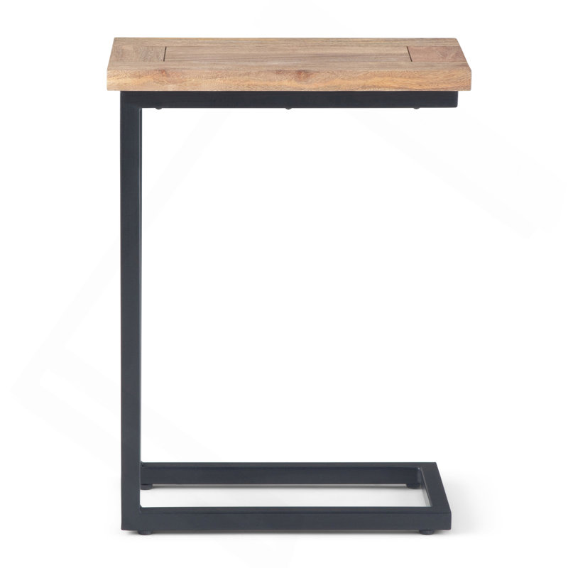 Table d'appoint C - Naturel, Marron clair, Black
