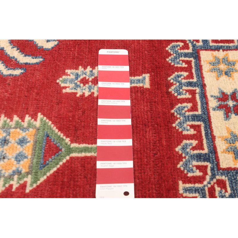 Tapis rouge foncé Malci Gazni 5 pi 11 po x 8 pi 10 po