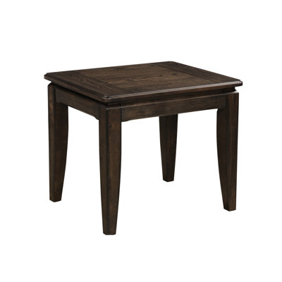 Veneers Coffee Finish End Table, Tapered Legs For Elegant And Stable Structure, Compact Placement, Smooth Surface, Solid Wood+, Color, 28 Lb Weight, 23 In Depth, Width, 24.5 Height Stability