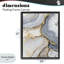 Cadre flottant blanc et gris Geode, design par Svetlana Aleynikova-967436610-967436608