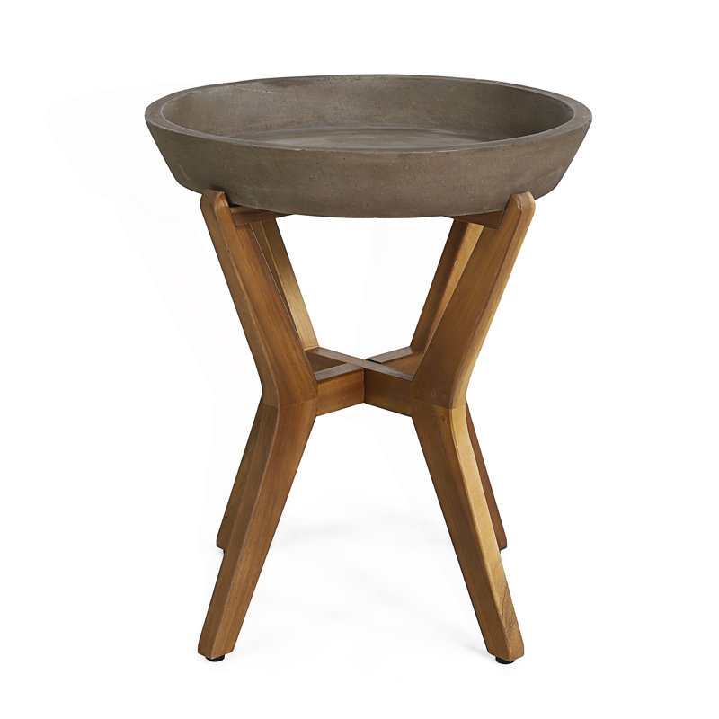 Side Table With Tray Top, Drink Table