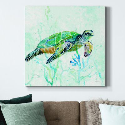 " Sea Turtle Swim I " Print