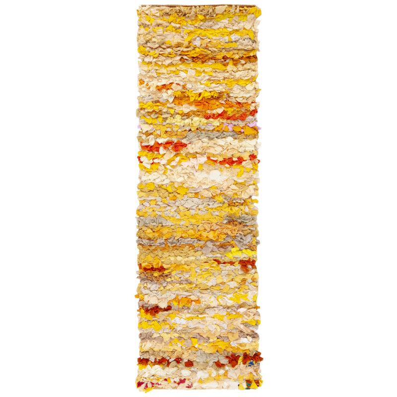 Godsey Shag Hand Woven Performance Rug, Runner 2'3" x 9'