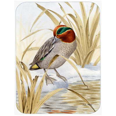 Caroline's Treasures Eurasian Duck Glass Cutting Board