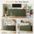 72" W Large Farmhouse Sideboard Buffet Cabinet With Barn Doors & Adjustable Shelves-1873936691