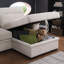Canapé-lit modulaire en chenille de 94 po en chenille beige Kipling II