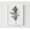 «Smoky Oak Leaf I» par Emma Caroline, impression encadrée de chêne, impression de nature, impression d'affiche chêne, décor de chalet rustique