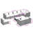 10 Piece Lounge Sofa Seating Group-1263926357-1263926356
