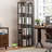 Fortis 54"H x 15.8"W x 15.8"D Rotating Bookcase, Coner bookshelf-1352168619