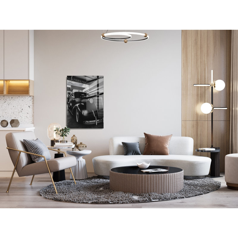 Peinture décorative en verre trempé, H 27,6 po x l 39,4 po