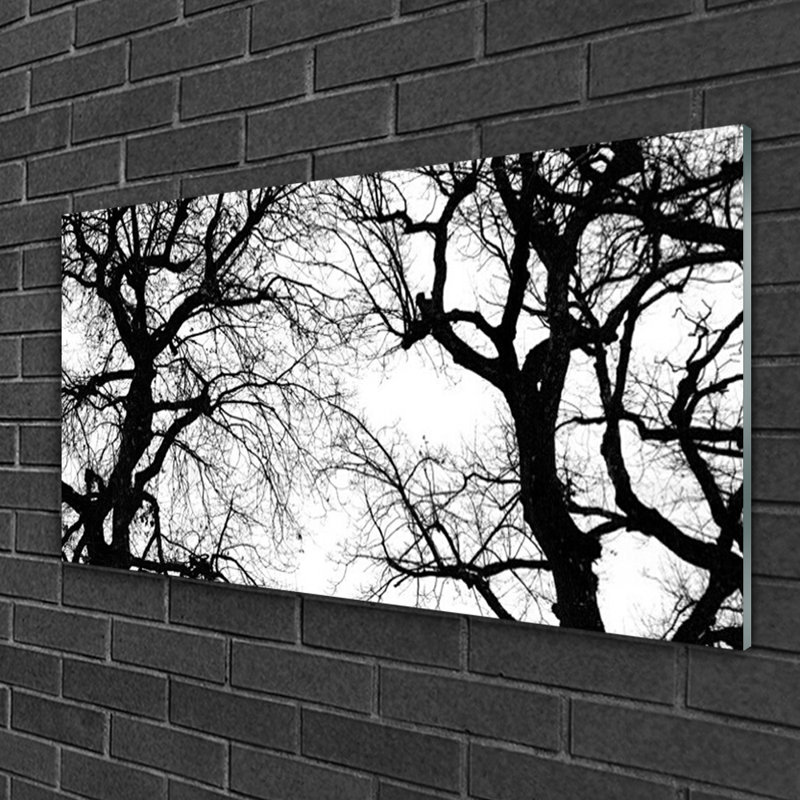 Trees - No Frame Print on Glass