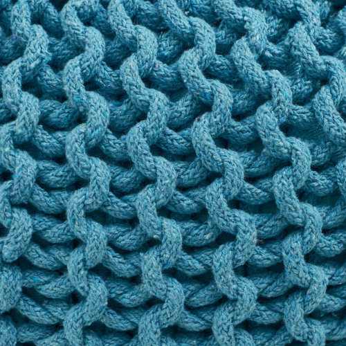 Repose-pieds Moro 20 x 20, Bleu
