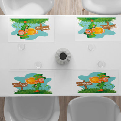 Polyester Abstract Rectangle Placemat