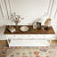 Table console à 3 tiroirs avec vestibule et tablette de rangement-63579047