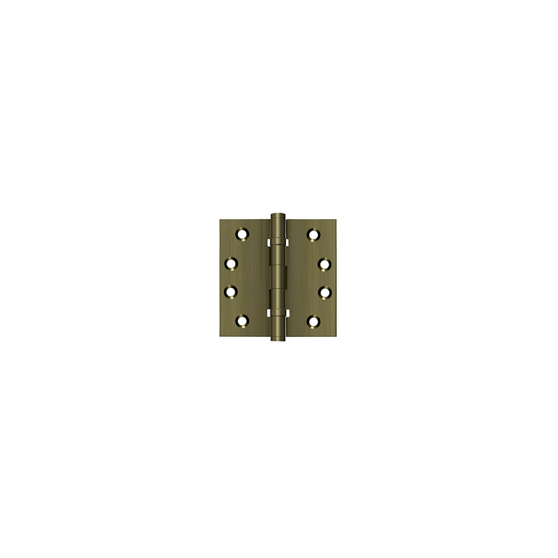 102'' x 102'' Butt Bearing Hinge, Antique Brass