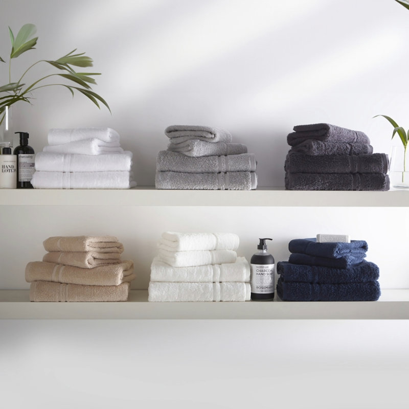Chilson Essentials 6 Piece Towel Bale Set, Charcoal
